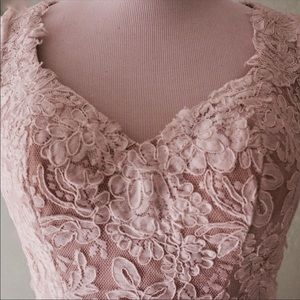 Ivory Lace Mermaid Fit Formal Gown/ wedding dress